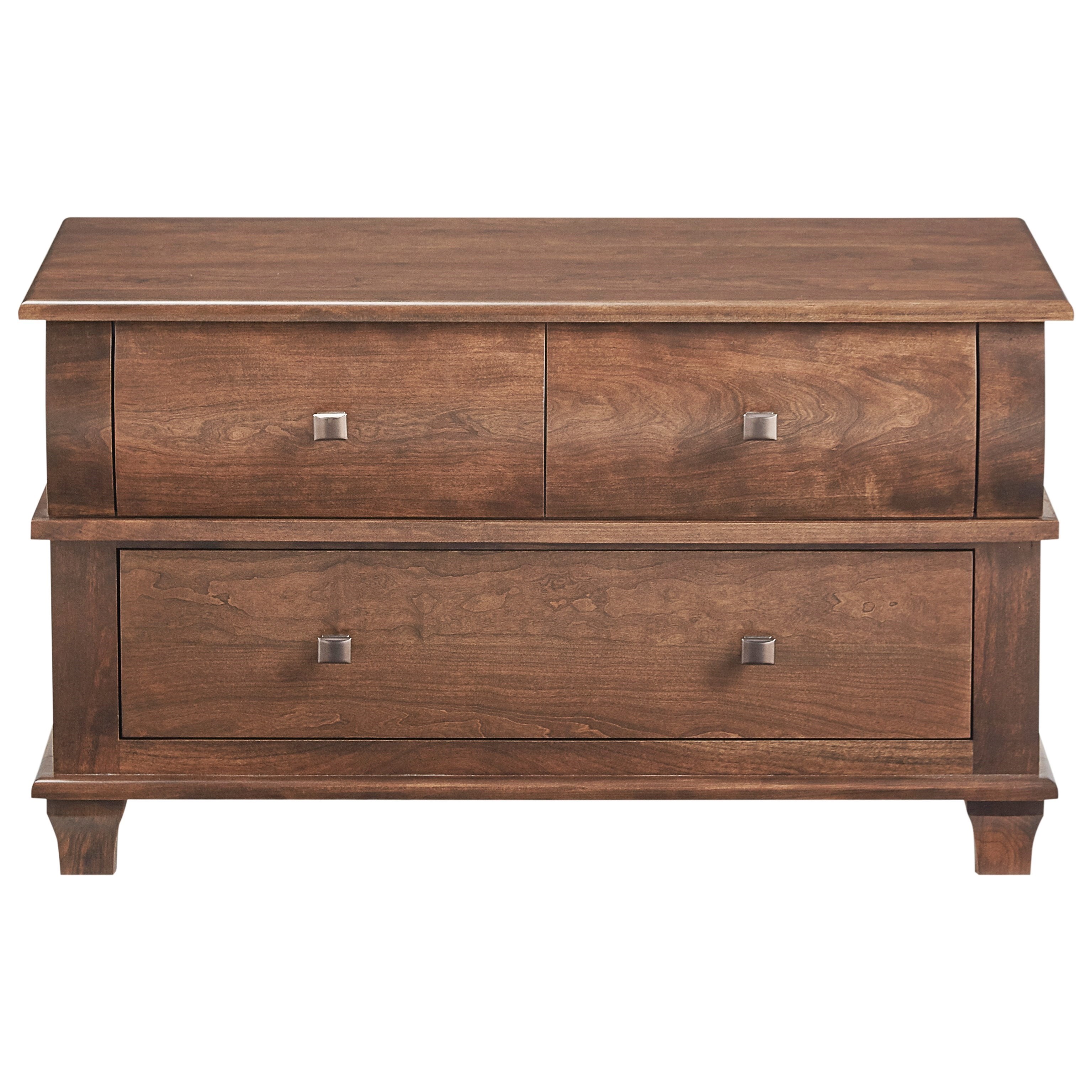 Daniel's Amish Highland 335623 Customizable Solid Wood 2Drawer Low